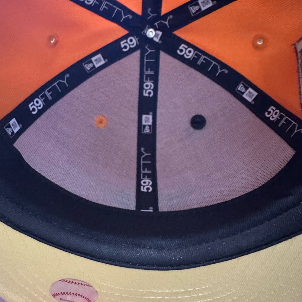 NWT Houston Astros New Era x Premium Goods Mango Pin MLB Fitted Cap Hat - Picture 7 of 9